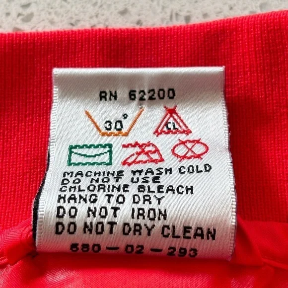 Vintage Puma Mens Large Wind Breaker Track Jacket Snap Button Red Blue Black - Picture 14 of 15